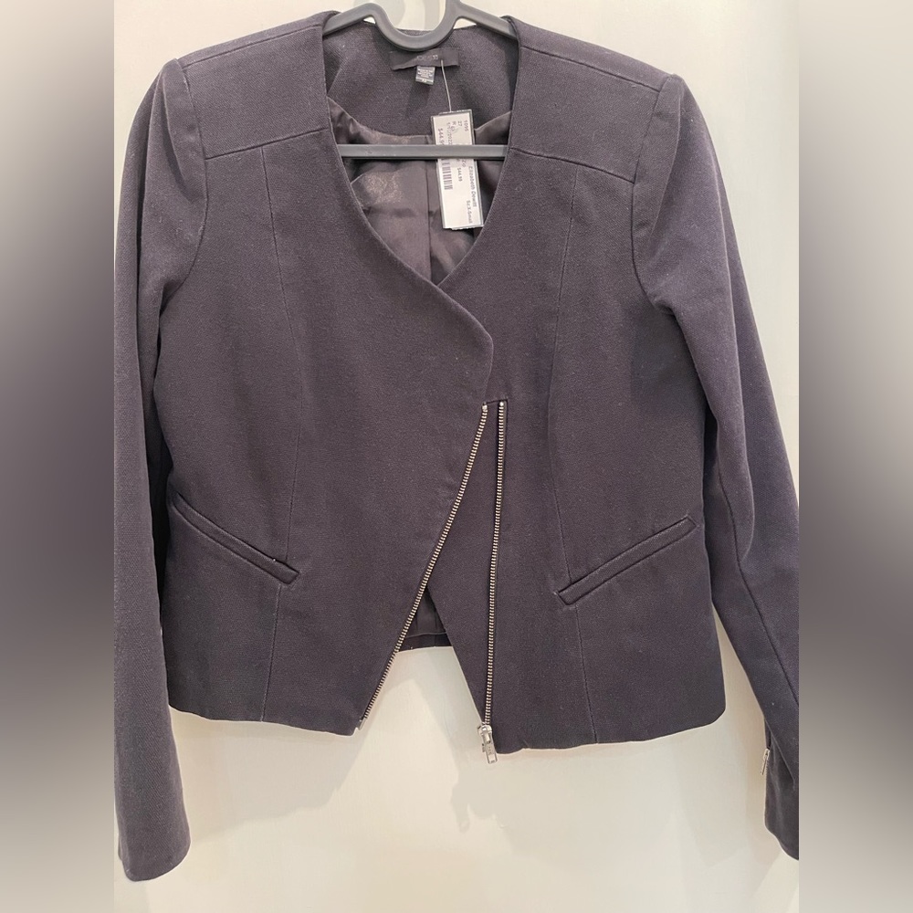 Joes Jeans Crop Zip Jean Black Jacket Size XS